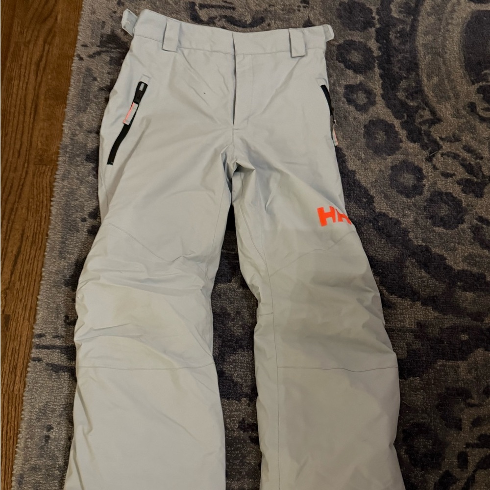 Helly Hansen Light Blue Gray Ski Pants